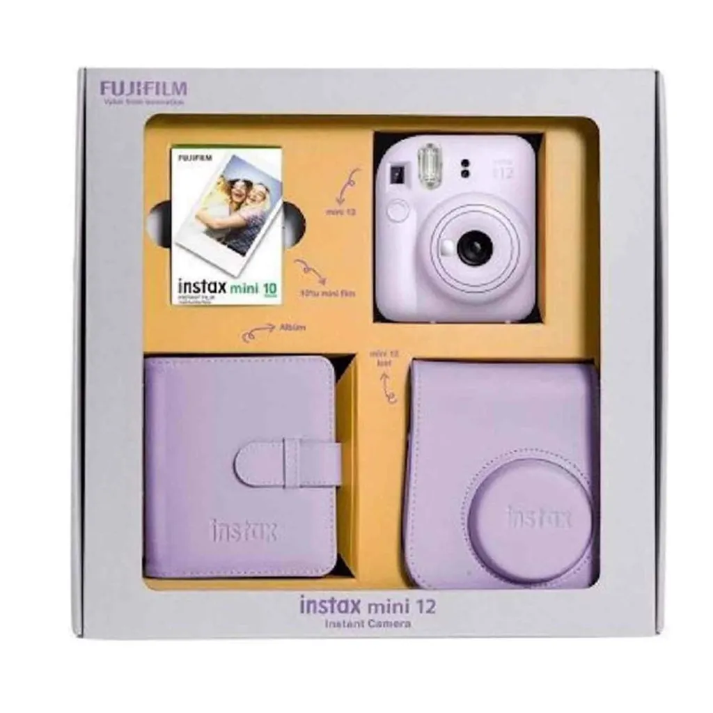 FUJİFİLM İNSTAX MİNİ 12 PURPLE BUNDLE