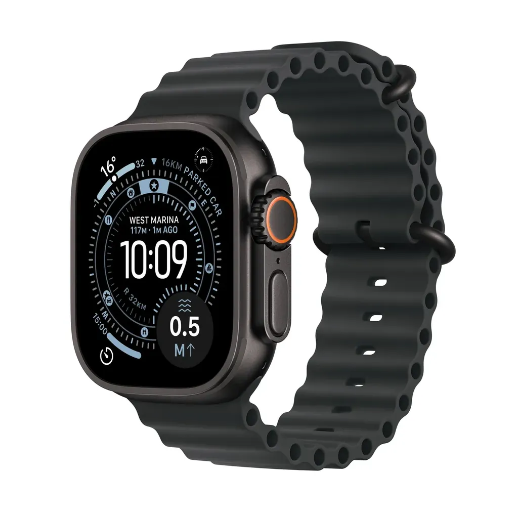 APPLE WATCH ULTRA 3 49MM BLACK Tİ BLACK OCEAN BAND thumbnail 2