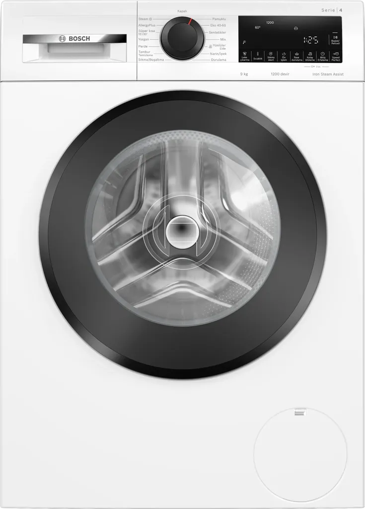 BOSCH SERİE 6 9KG BEYAZ ÇAMAŞIR MAKİNESİ WGA242Z0TR 2