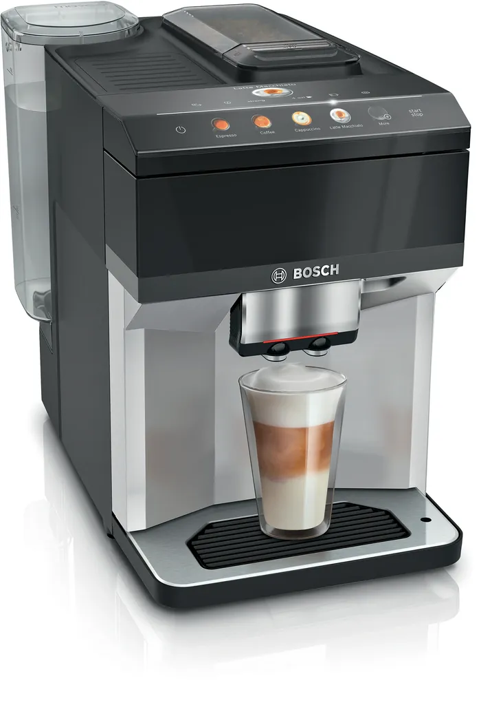 Bosch Serie 4 Tam Otomatik Kahve Makinesi VeroCafe Metalik inoks gümüş, Piyano siyah - TPE40307 2