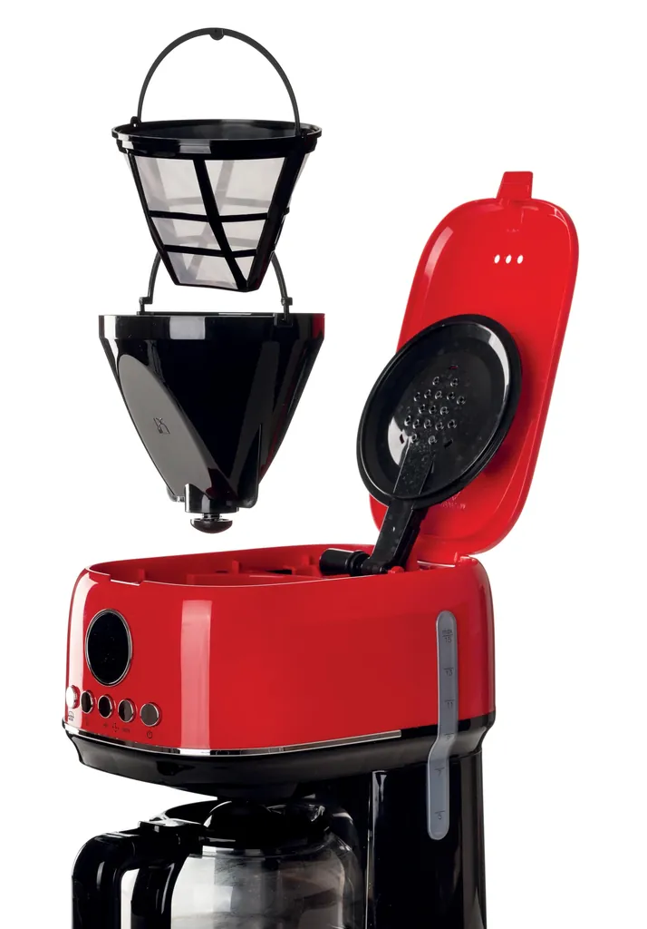 ARİETE MODERNA FİLTRE KAHVE MAKİNESİ KIRMIZI 1396 2