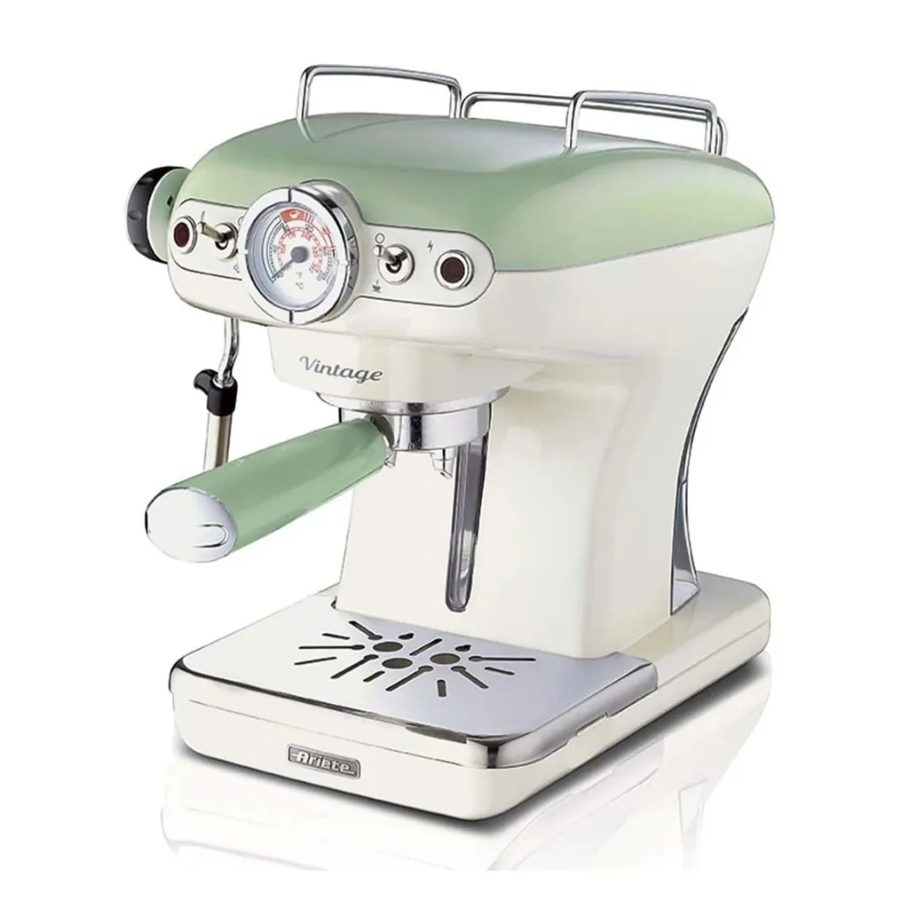 ARİETE VİNTAGE ESPRESSO KAHVE MAKİNESİ 1389 YEŞİL RENK 2