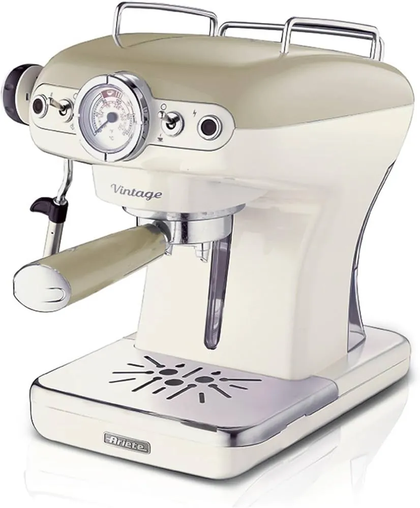 ARİETE VİNTAGE ESPRESSO KAHVE MAKİNESİ 1389 BEİGE RENK 2