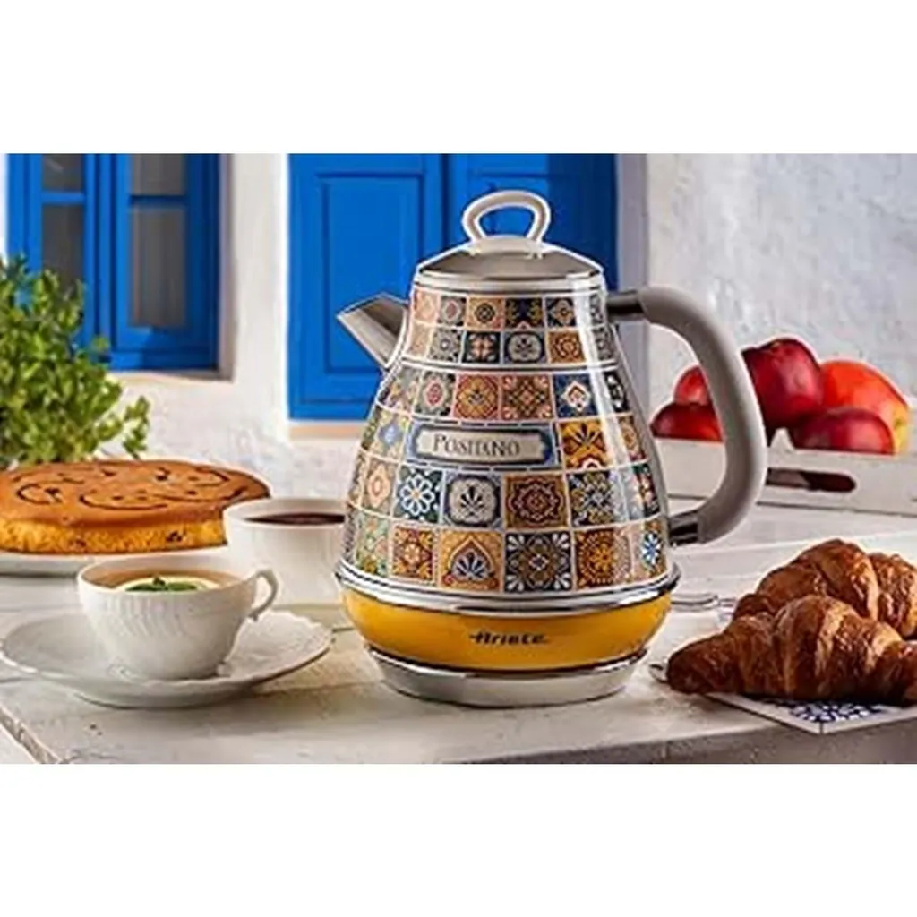 ARİETE 2869 VİNTAGE POSİTANO KETTLE 1,7LT BEJ RENK 3