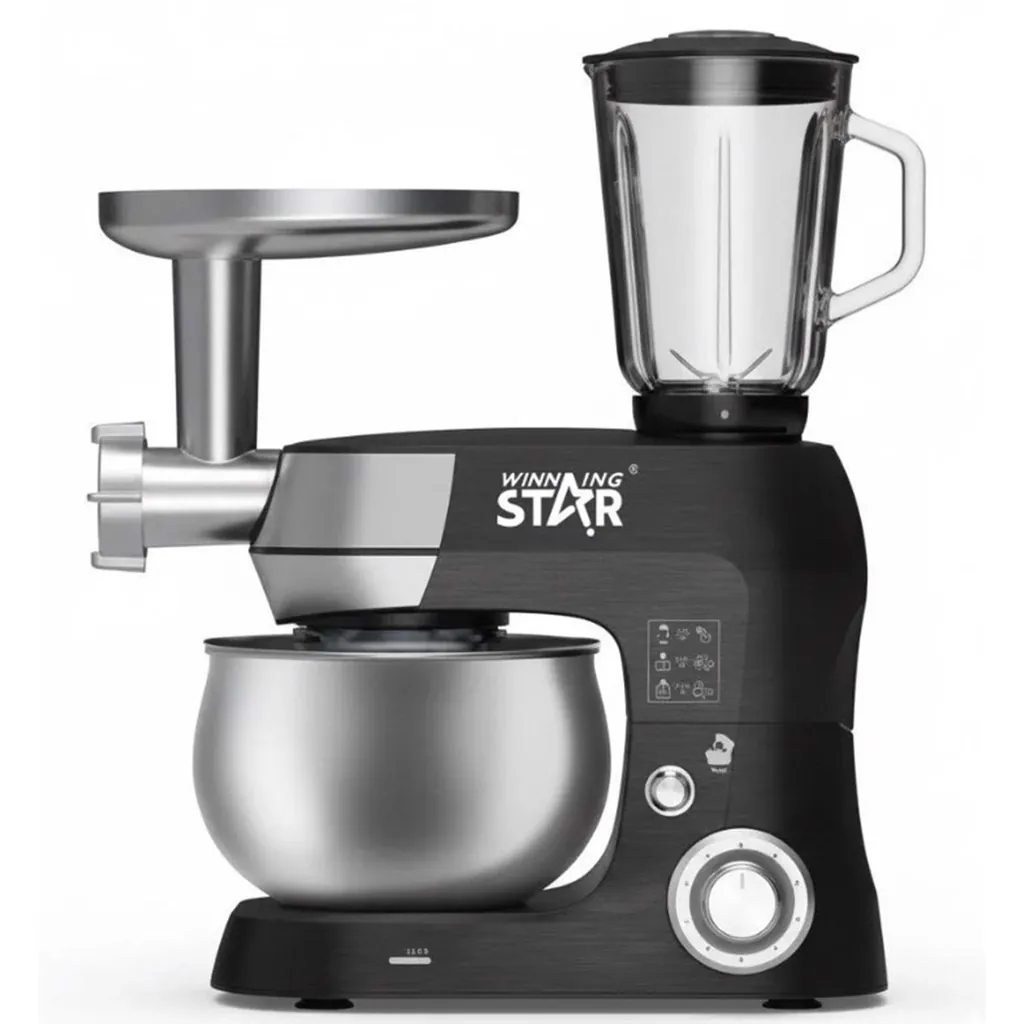 WİNNİNG STAR ÇOK AMAÇLI HAMUR YOĞURMA/BLENDER/KIYMA MAKİNESİ STAND MİXER ST-5305 4