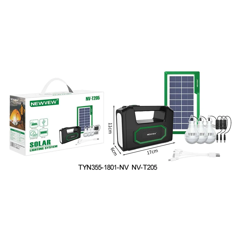 NEWVEW SOLAR IŞIKLANDIRMA SİSTEMİ NV-T205 2