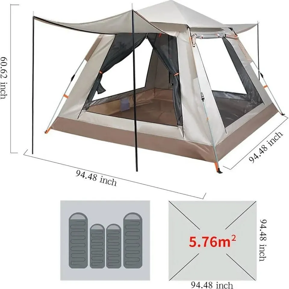SANZHE LİON 2555050 4 KİŞİLİK OTOMATİK ÇADIR AUTOMATİC TENT 2