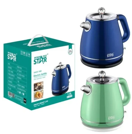 WİNNİNG STAR ELEKTRİKLİ KETTLE 1.8L ST-6016 PASLANMAZ ÇELİK 2