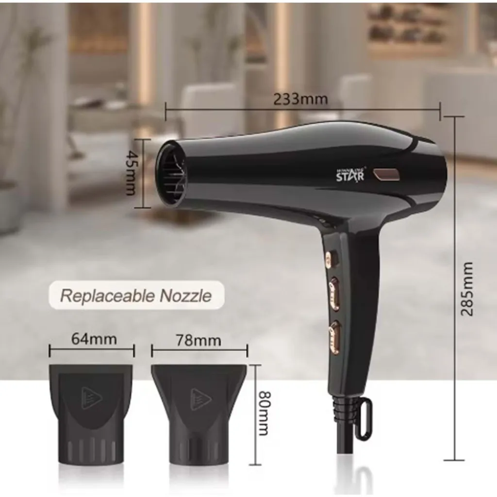 WİNNİNG STAR SAÇ KURUTMA MAKİNESİ 2400W ST-5714 4