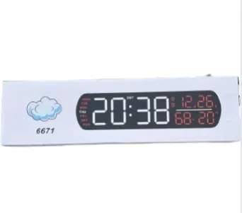 6671 DİJİTAL MASA SAATİ 2