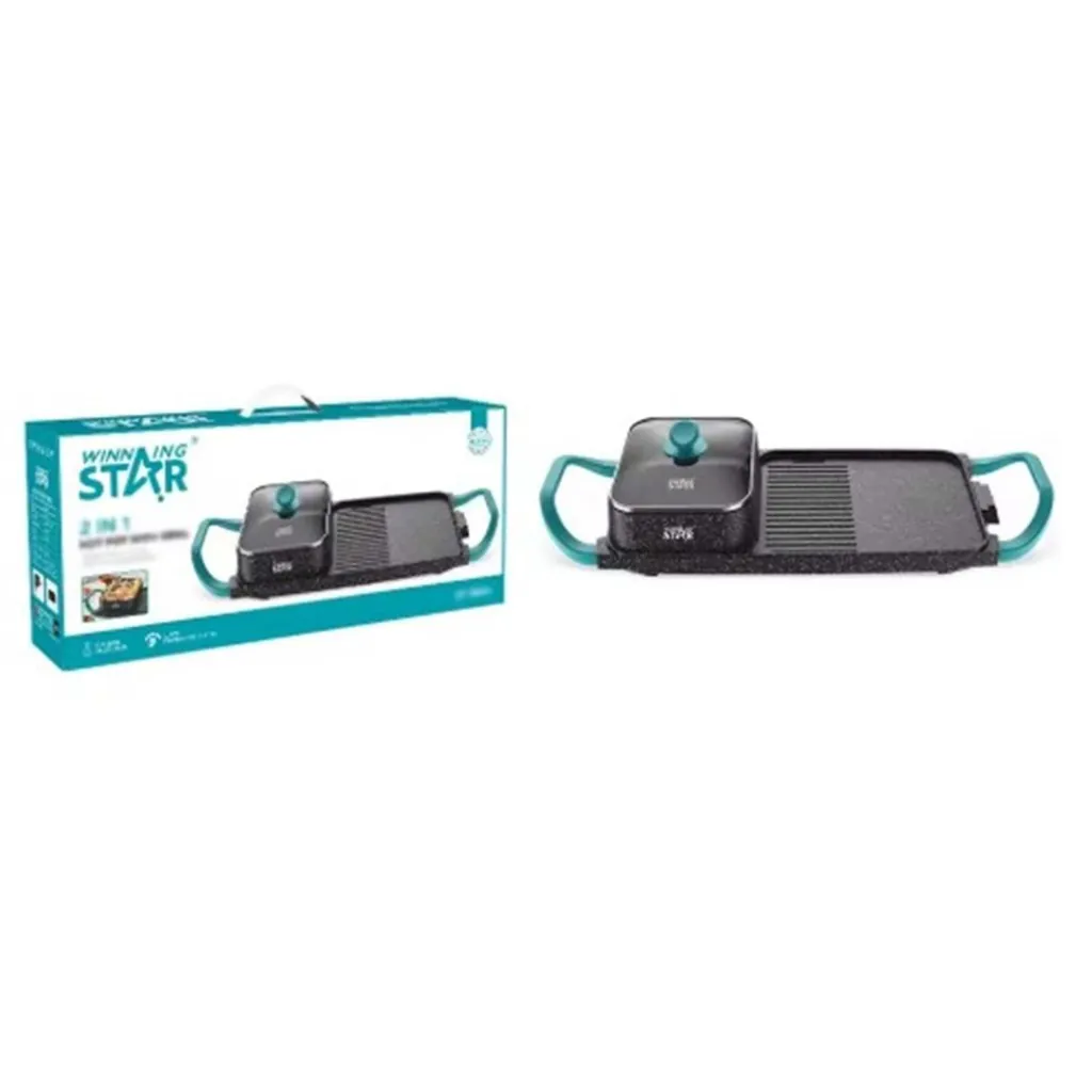 WİNNİNG STAR ST-9814 2in1 HOT POT WİTH GRİLL 2