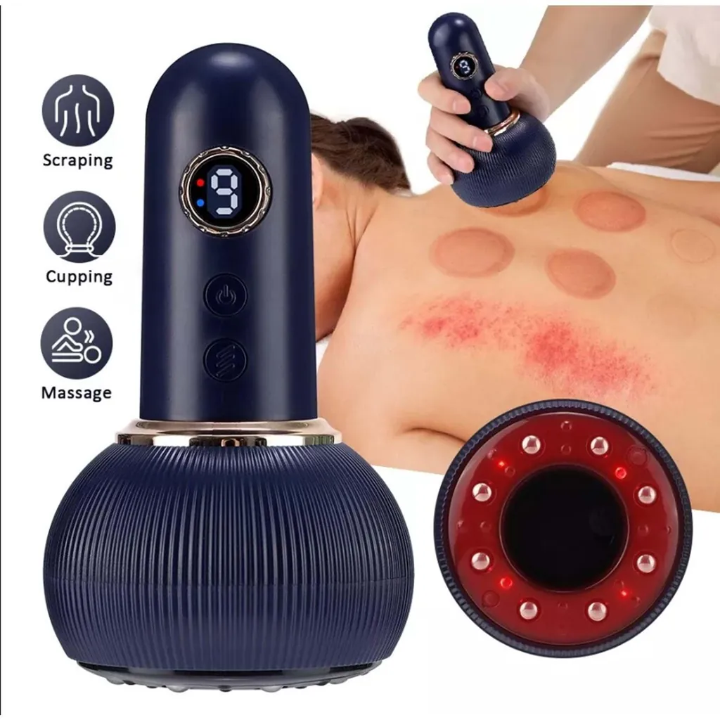 2553010 AKILLI VAKUMLU MASAJ ALETİ SCRAPİNG AND CUPPİNG MASSAGE 2