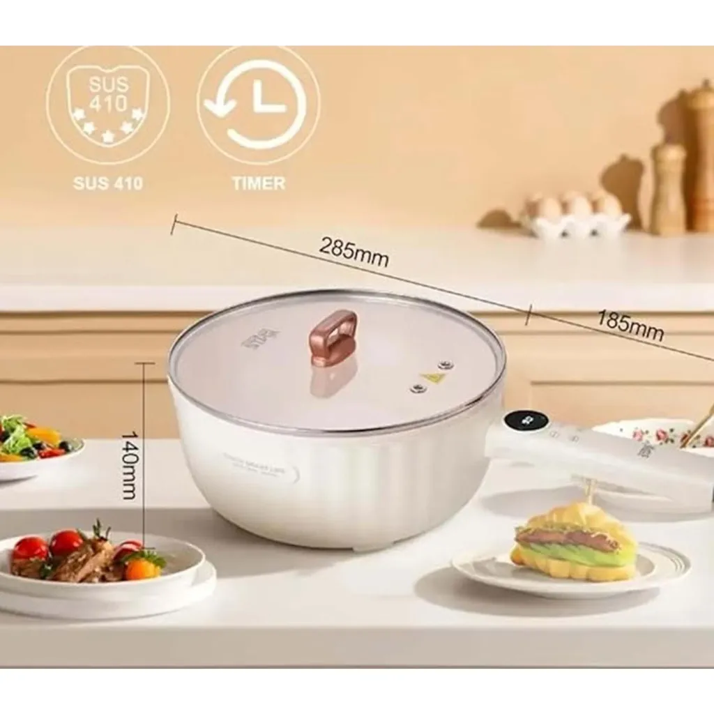 WİNNİNG STAR ST-9804 ELEKTİKLİ PİŞİRME TENCERESİ ZAMAN AYARLI 2