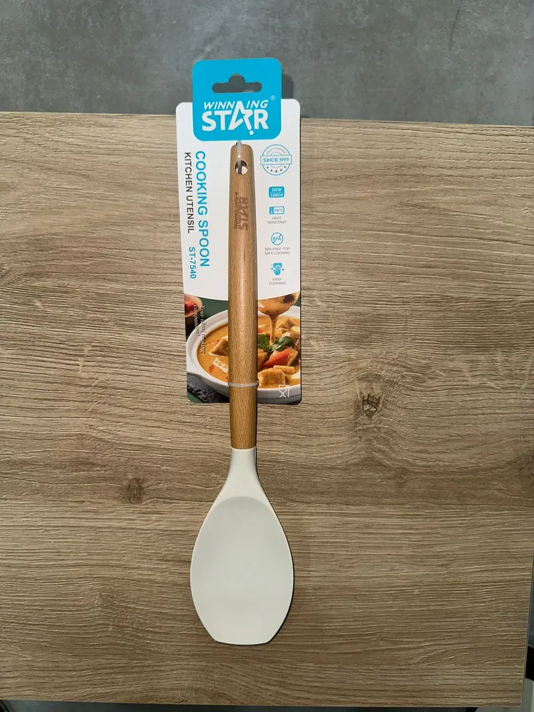 WİNNİNG STAR ST-7540 PİŞİRME KAŞIĞI BEYAZ ÇUKURLU 2