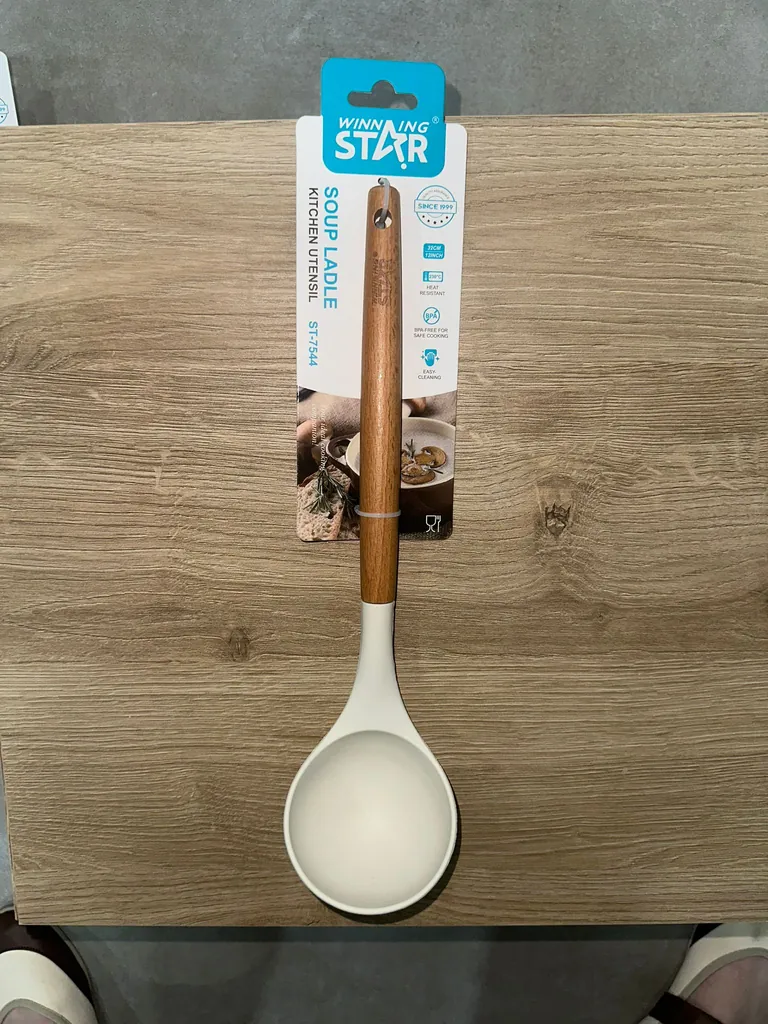 WİNNİNG STAR ST-7544 ÇORBA KEPÇESİ BEYAZ 2