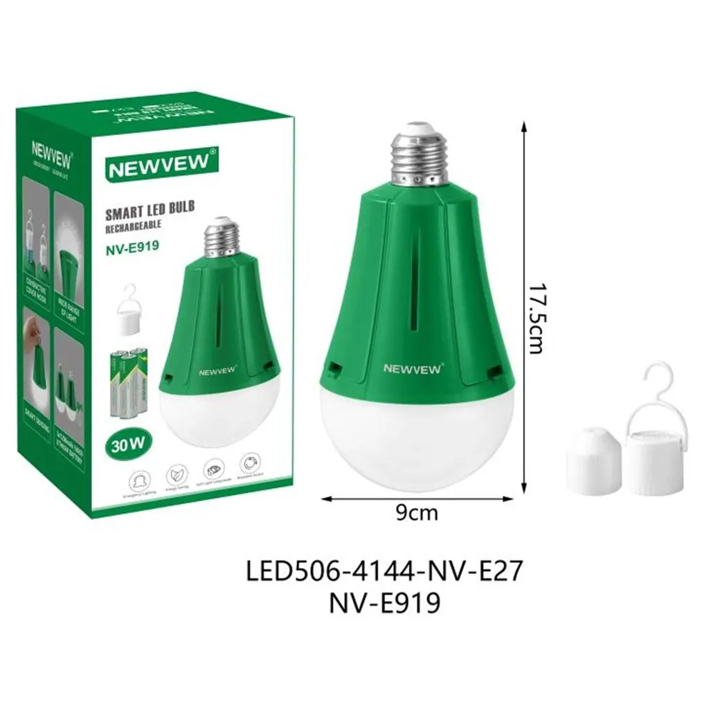 NEWVEW PİLLİ ACİL DURUM LED LAMBASI NV-E919-E27 EMERGENCY LED BULB WİTH BATTERY