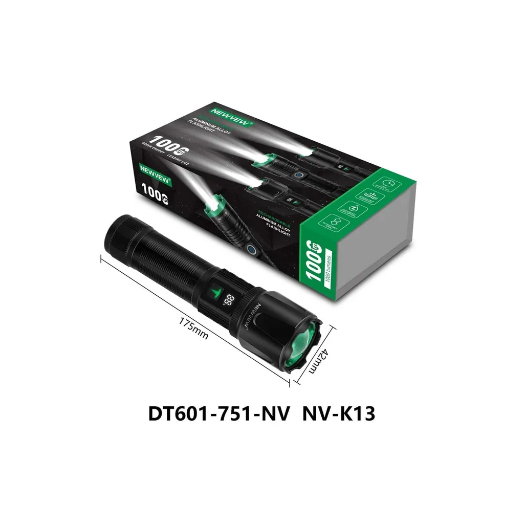 NEWVEW NV-K13 EL FENERİ 1000 LUMEN 2