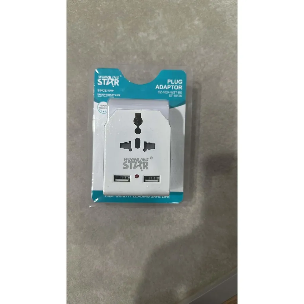 WİNNİNG STAR ST-10136 ÇOKLU UNİVERSAL ADAPTOR 2USB 2