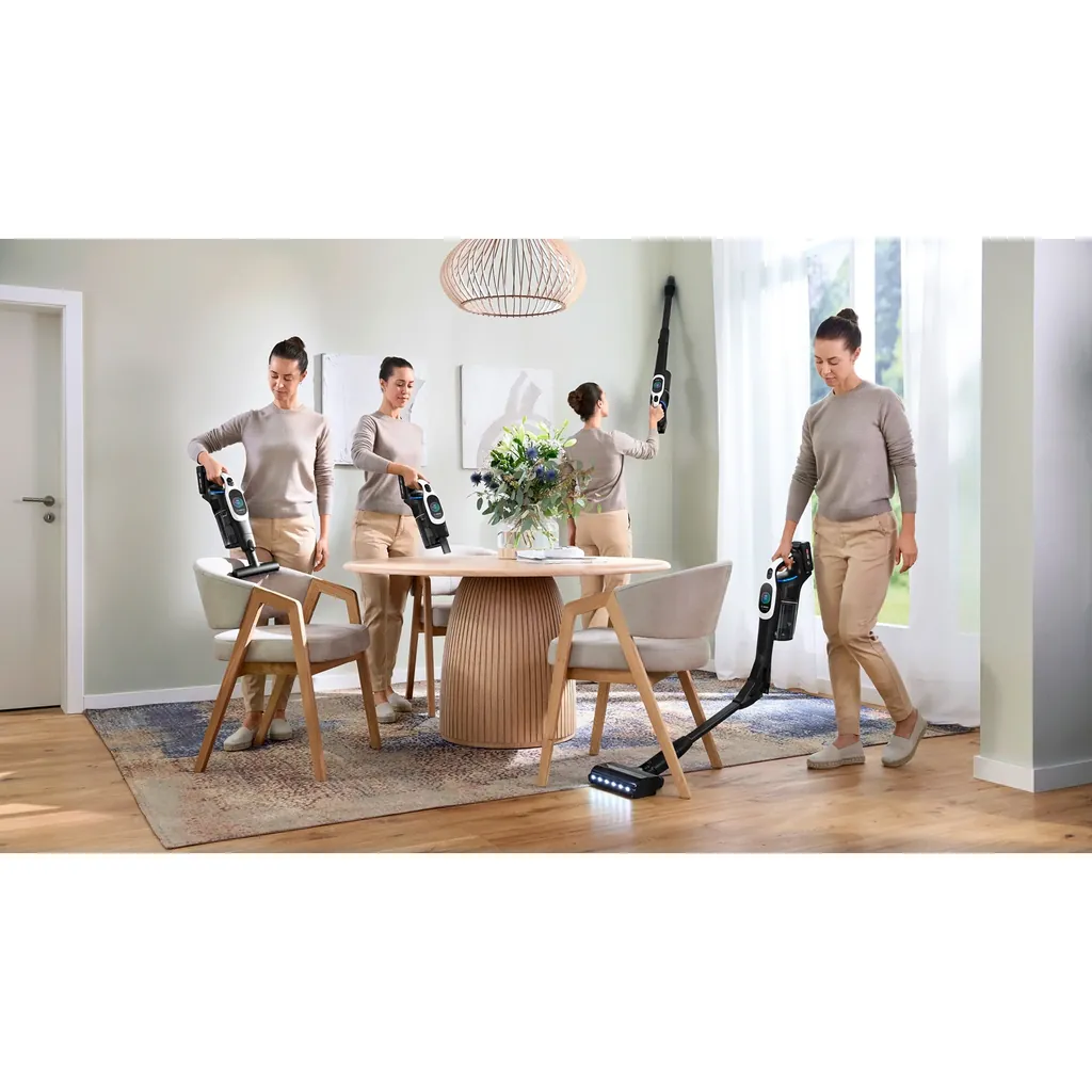 BOSCH BCS1041WAC UNLİMİTED 10 ŞARJLI DİKEY ELEKTRİKLİ SÜPÜRGE BEYAZ thumbnail 2