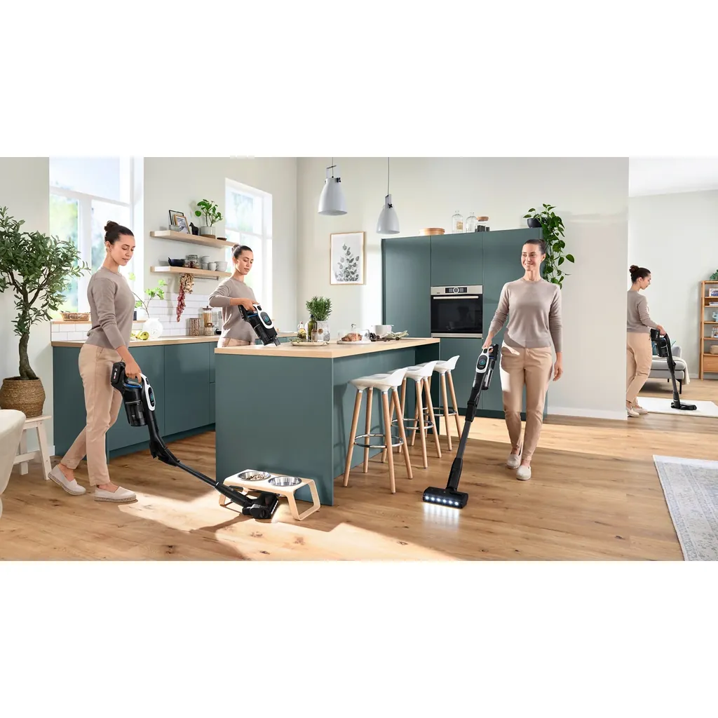 BOSCH BCS1041WAC UNLİMİTED 10 ŞARJLI DİKEY ELEKTRİKLİ SÜPÜRGE BEYAZ 2