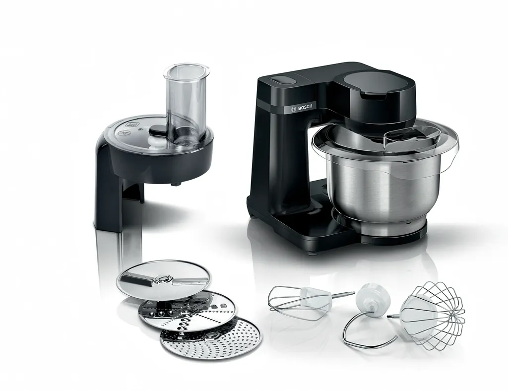 BOSCH MUMS2EB01 Yoğurma Makinesi MUM Serie | 2 Black Kneading + Whisk + Mixing + Slicer 700 watts. 3.8L 2