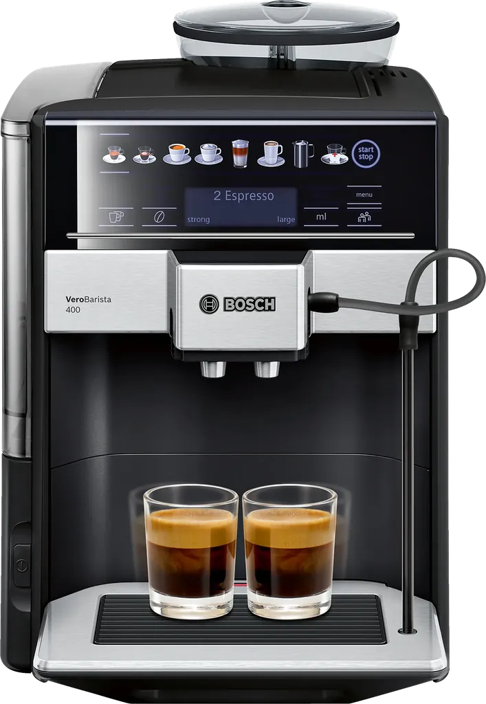 BOSCH Tam Otomatik Kahve Makinesi Vero Barista 400 Metalik Safir Siyahı - TIS65429RW 2