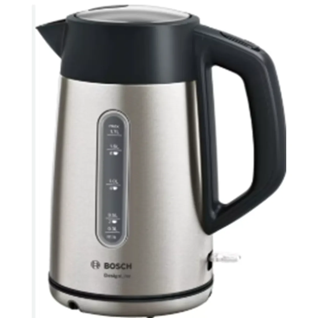 BOSCH TWK4P440 DESİGNLİNE PASLANMAZ ÇELİK KETTLE 1.7LT 2400W 3