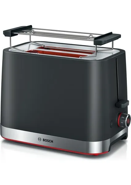 BOSCH TAT4M223 MYMOMENT 2 GÖZLÜ EKMEK KIZARTMA MAKİNESİ SİYAH 2