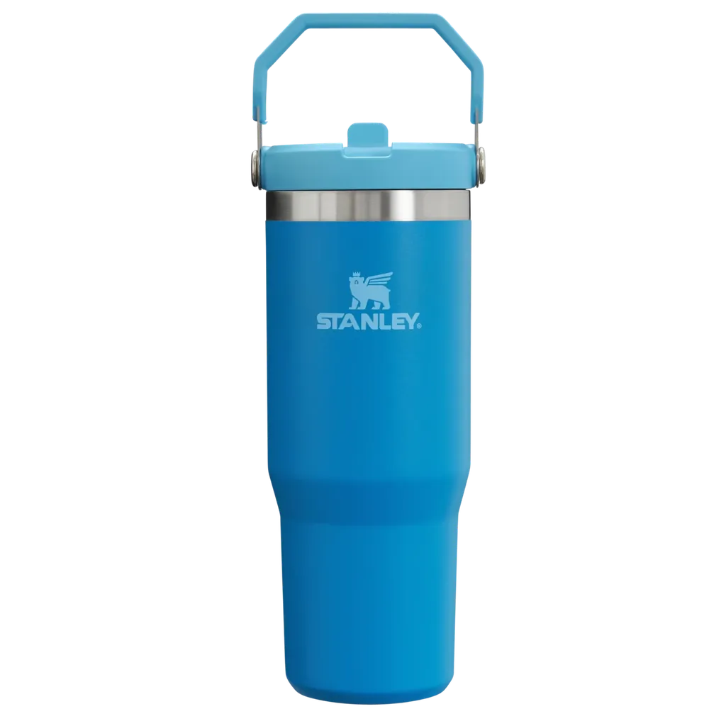 STANLEY İCEFLOW FLİP STRAW TUMBLER 30 OZ 890ML BLUE SKY 2