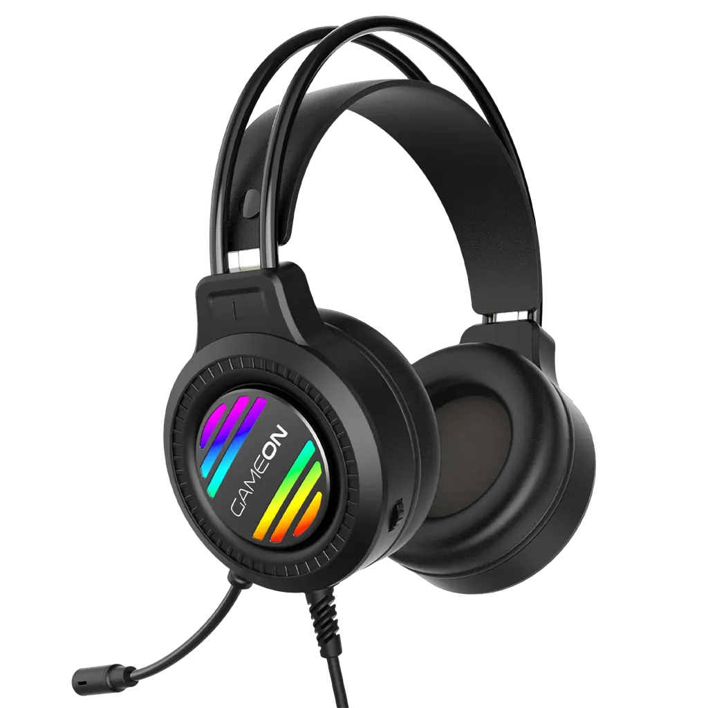GAMEON GOT100 RAVENSTRİKE RGB USBE 3.5MM OYUNCU KULAKLIĞI SİYAH 2