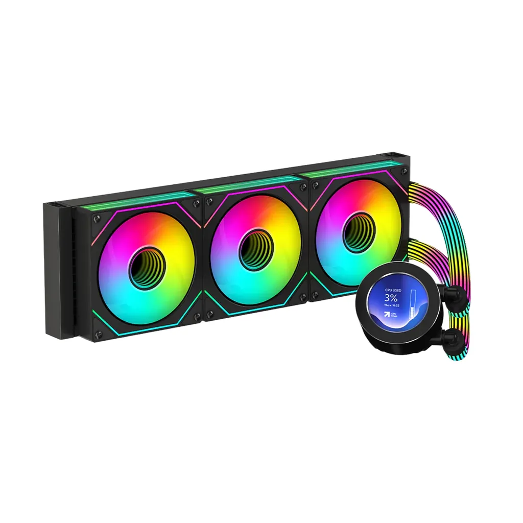 GAMEON GOKRAKEN360-BLK 1800 RPM SIVI CPU SOĞUTUCU SİYAH 2