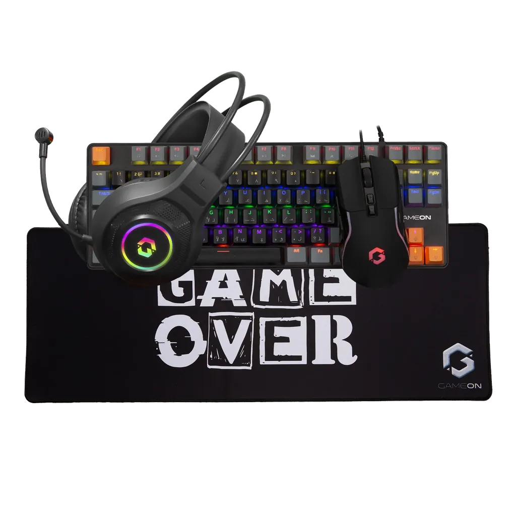 GAMEON GO-VİPER-XI 4 İN 1 OYUNCU PAKETİ ( KLAVYE, KULAKLIK, MOUSE, MOUSEPAD ) 2