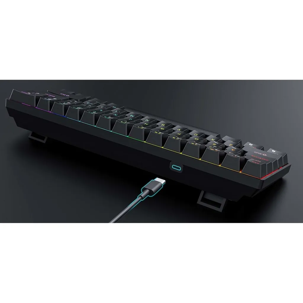 GAMEPOWER NEXA HE60 1K RGB KABLOLU HALL-EFFECT MANYETİK SWİTCH KABLOLU GAMİNG KLAVYE SİYAH 2
