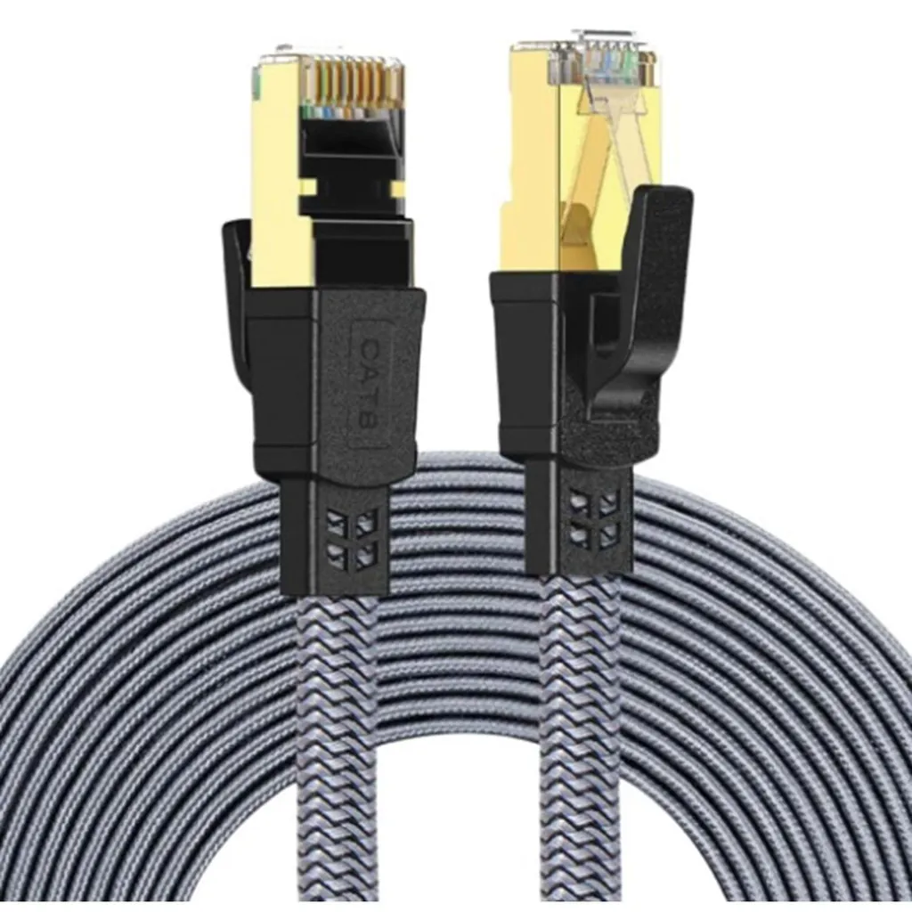 TWİSTED MİNDS TM-CAT8-10M DÜZ ÖRGÜLÜ AĞ KABLOSU 40GBPS, 2000MHZ 10 METRE 2