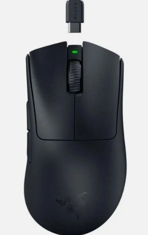 RAZER DEATHADDER V3 PRO SİYAH KABLOLU VE KABLOSUZ GAMİNG MOUSE 2