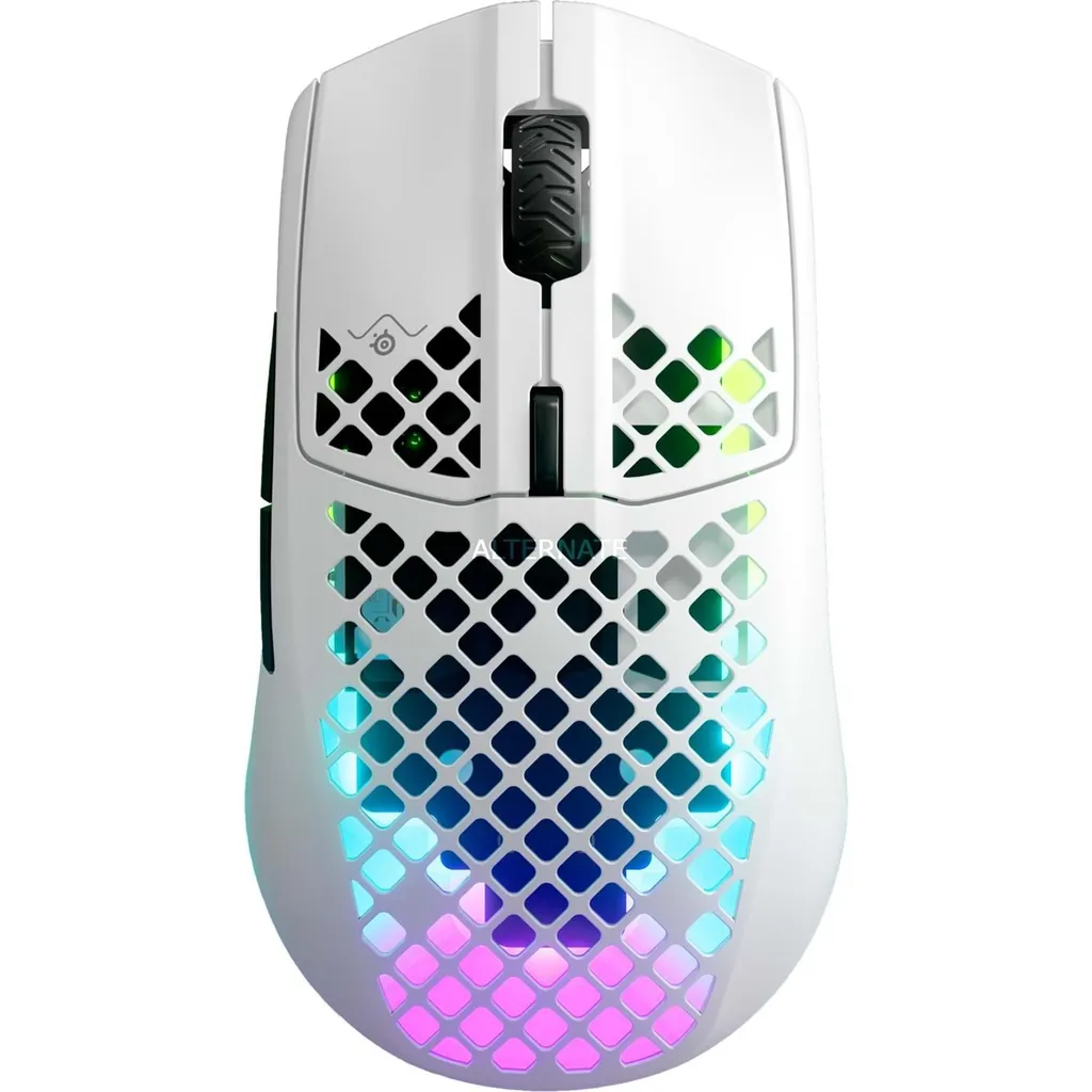 STEELSERİES AEROX 3 8500 CPI 6 TUŞ KABLOLU GAMİNG MOUSE BEYAZ 2