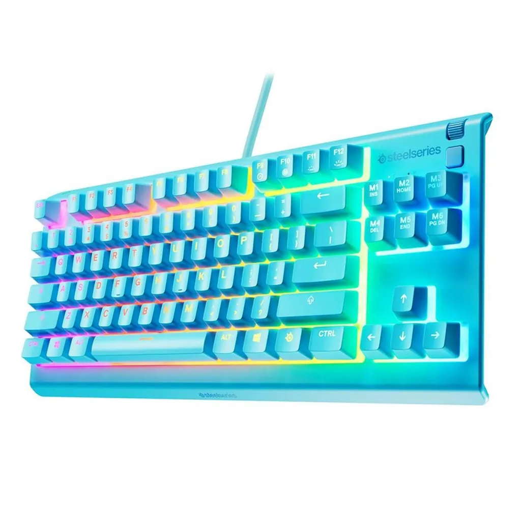 STEELSERİES APEX 3 TKL RGB MEKANİK GAMİNG KLAVYE AQUA SSK64949 2