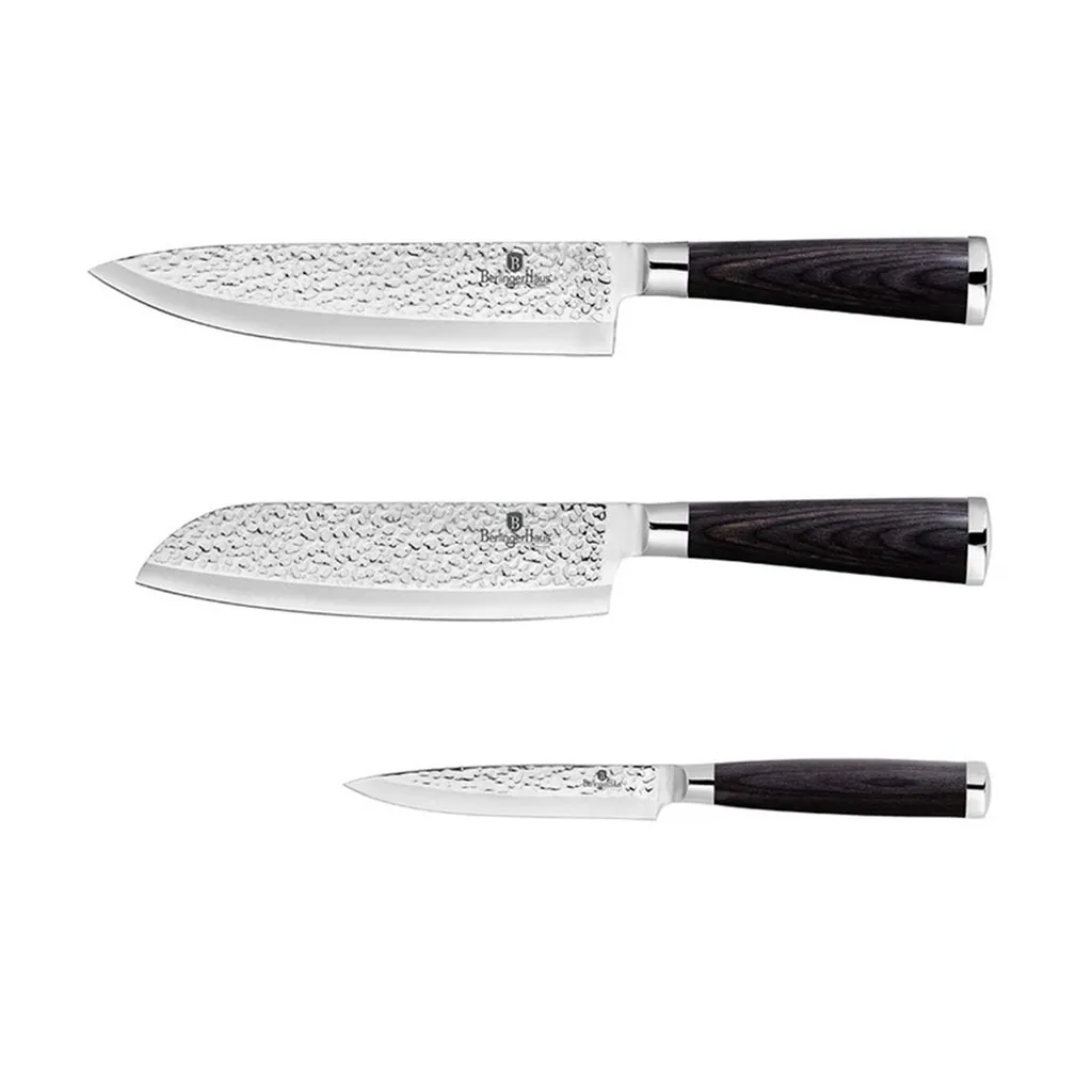 BERLİNGERHAUS BH-2484 BIÇAK SET 3 PARÇA PASLANMAZ ÇELİK 2