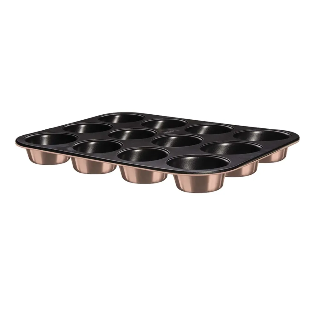 BERLİNGERHAUS BH-6473 12Lİ MUFFİN KALIBI ROSE GOLD