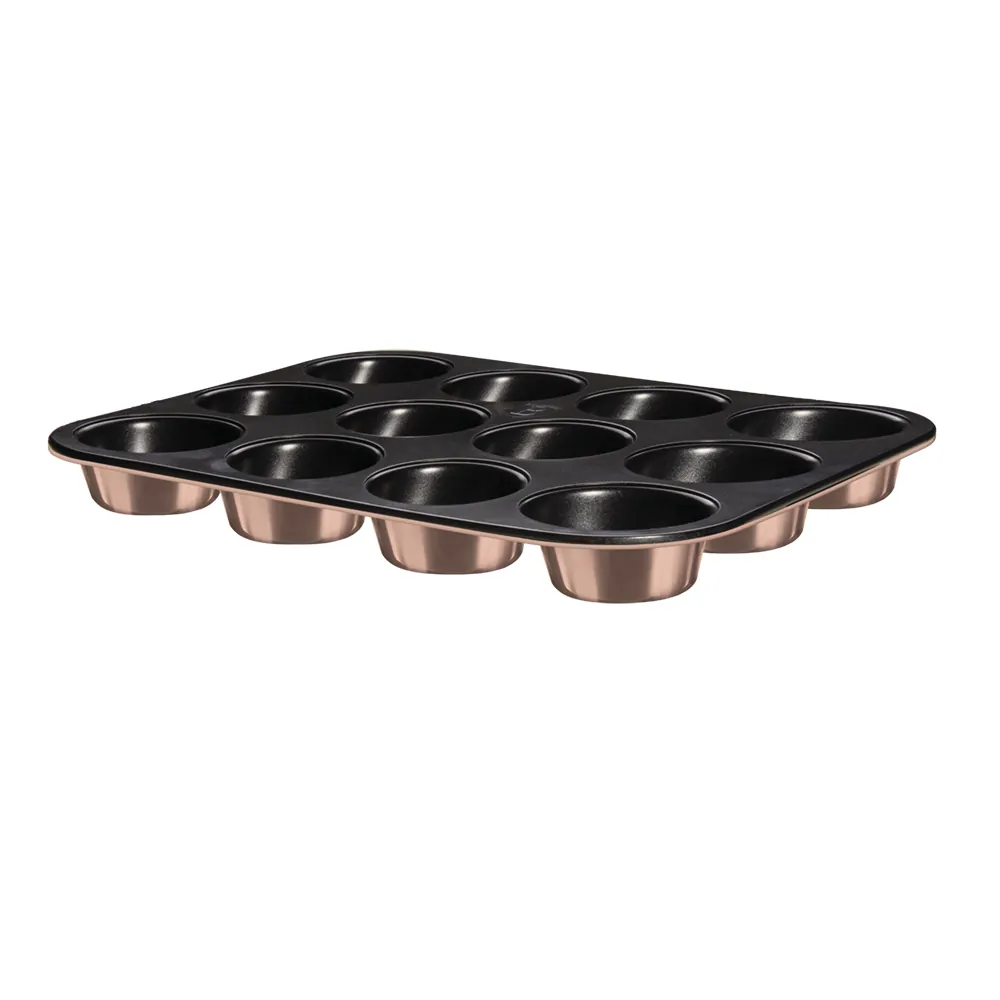 BERLİNGERHAUS BH-6473 12Lİ MUFFİN KALIBI ROSE GOLD 4
