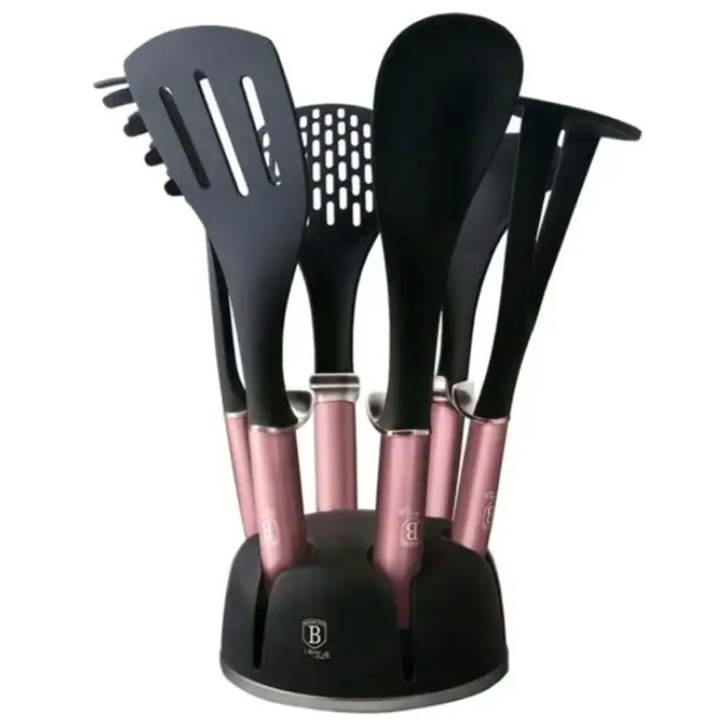 BERLİNGERHAUS BH-6244N MUTFAK ALETLERİ SETİ 7 PARÇA ROSE RENK 2