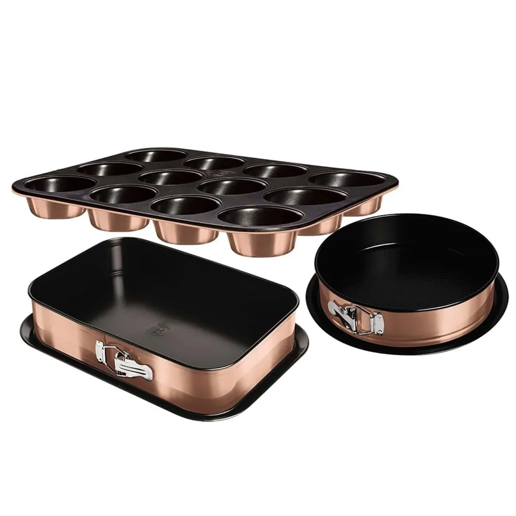 BERLİNGERHAUS BH-7636 KEK KALIBI SETİ 3 PARÇA ROSE GOLD 2