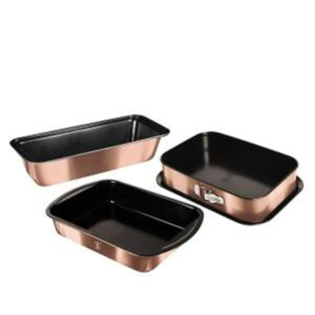 BERLİNGERHAUS BH-7633 KEK KALIBI SETİ 3 PARÇA ROSE GOLD
