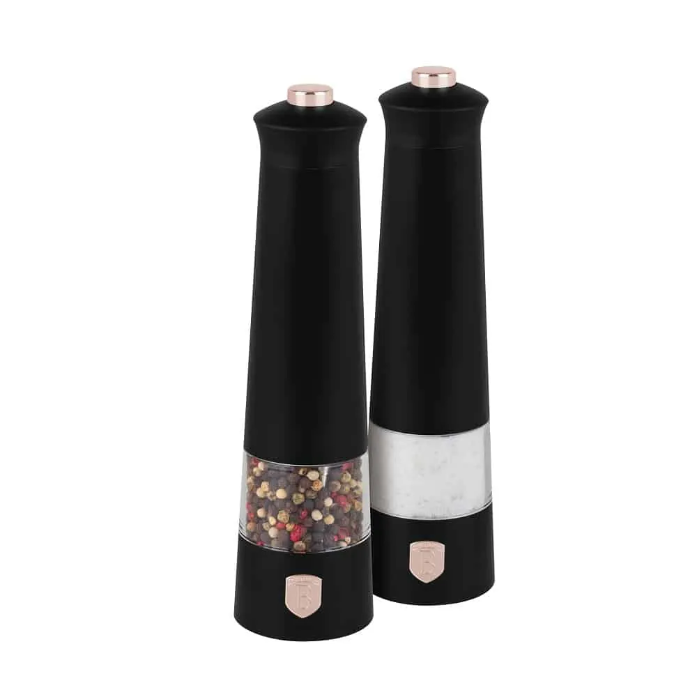 BERLİNGERHAUS BH-9499 ELEKTRİKLİ BİBER VE TUZ DEĞİRMENİ BLACK ROSE 2