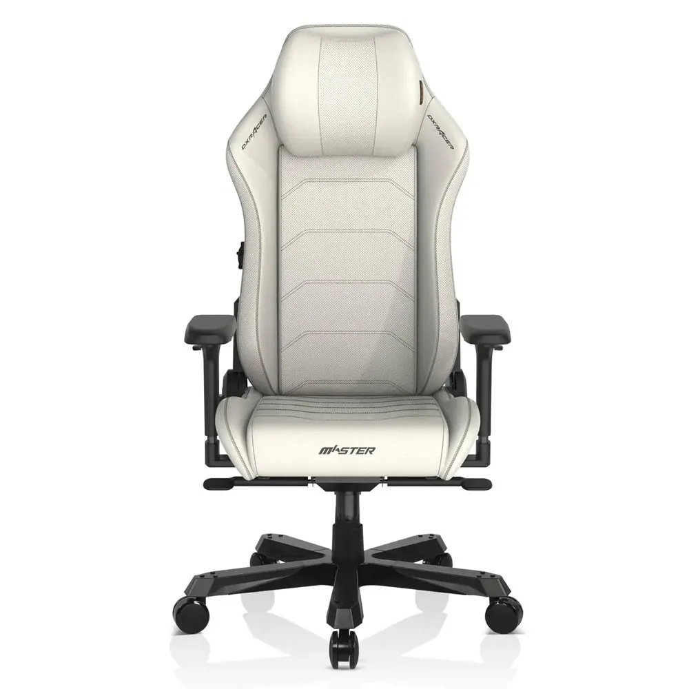 DXRACER MASTER SERİ MİKROFİBER DERİ XL OYUNCU KOLTUĞU BEYAZ 2