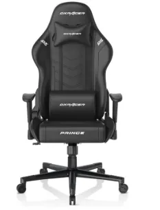 DXRACER P132 PRİNCE SERİ YUMUŞAK YÜZEYLİ 130KG OYUNCU KOLTUĞU SİYAH 2