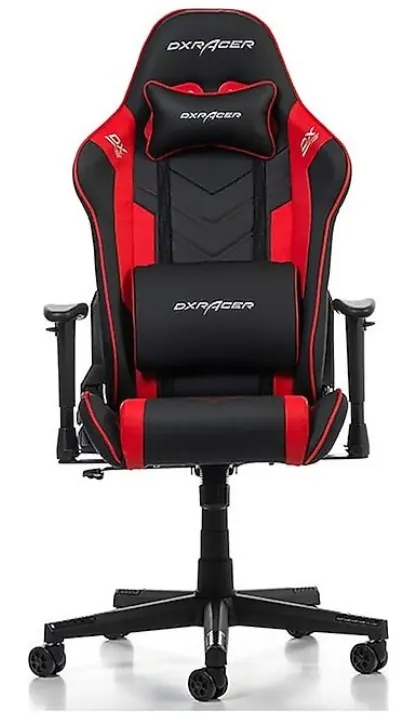 DXRACER P132 PRİNCE SERİ YUMUŞAK YÜZEYLİ 130KG OYUNCU KOLTUĞU SİYAH/KIRMIZI 4