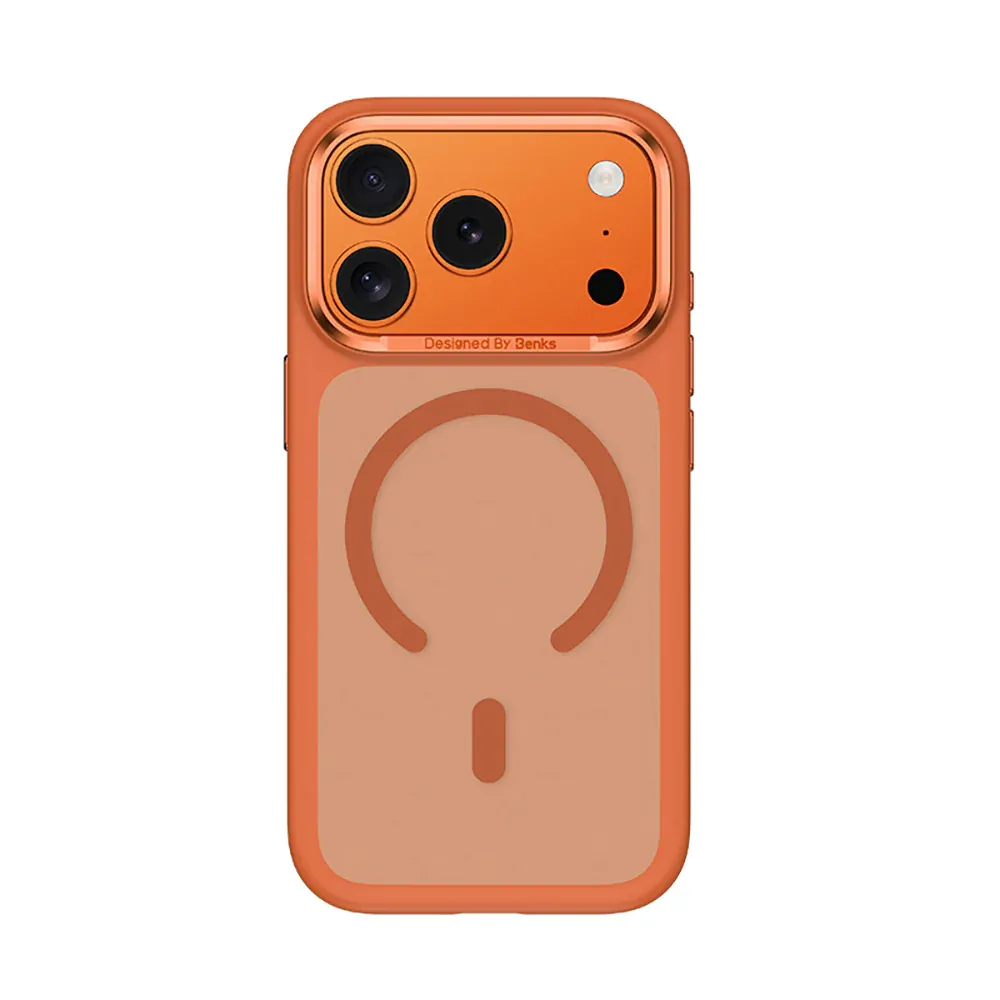 BENKS MİST KILIF İPHONE 17 PRO TURUNCU