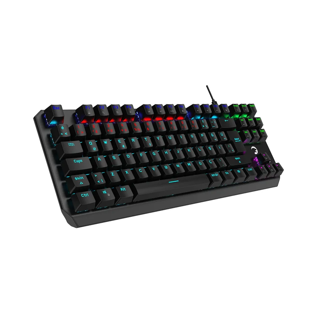 GAMEPOWER OVERLORD 60M MEKANİK GAMİNG KLAVYE USB RED SWİTCH SİYAH
