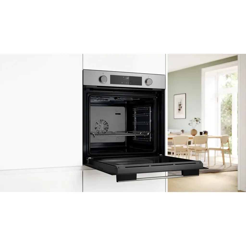 BOSCH Serie 4 Built-in Electric Oven Stainless steel - HJA737BR0 3